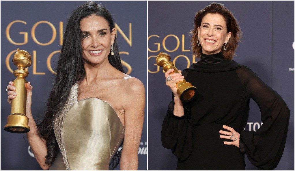 Fernanda Torres X Demi Moore: levando em conta histórico do Globo de Ouro, brasileira é favorita