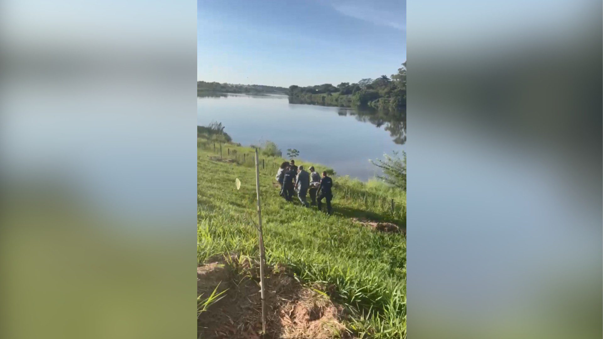 Idoso passa mal, cai na água e amanhece agarrado às raias de uma represa em Rio Preto