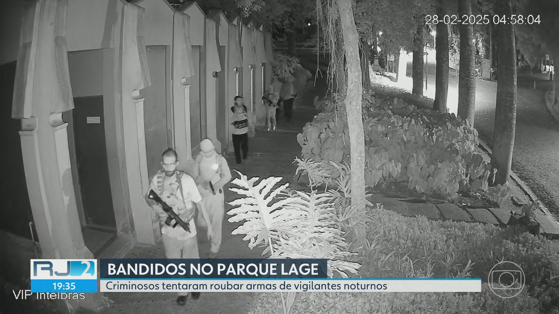 Bandidos invadem Parque Lage no Jardim Botânico; VÍDEO