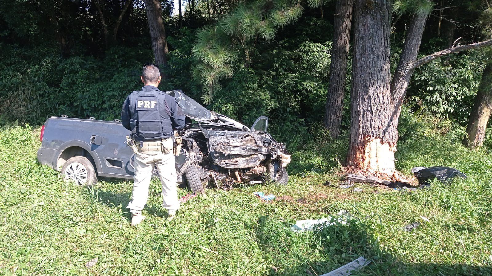 Jovem morre após bater carro contra árvore no Paraná
