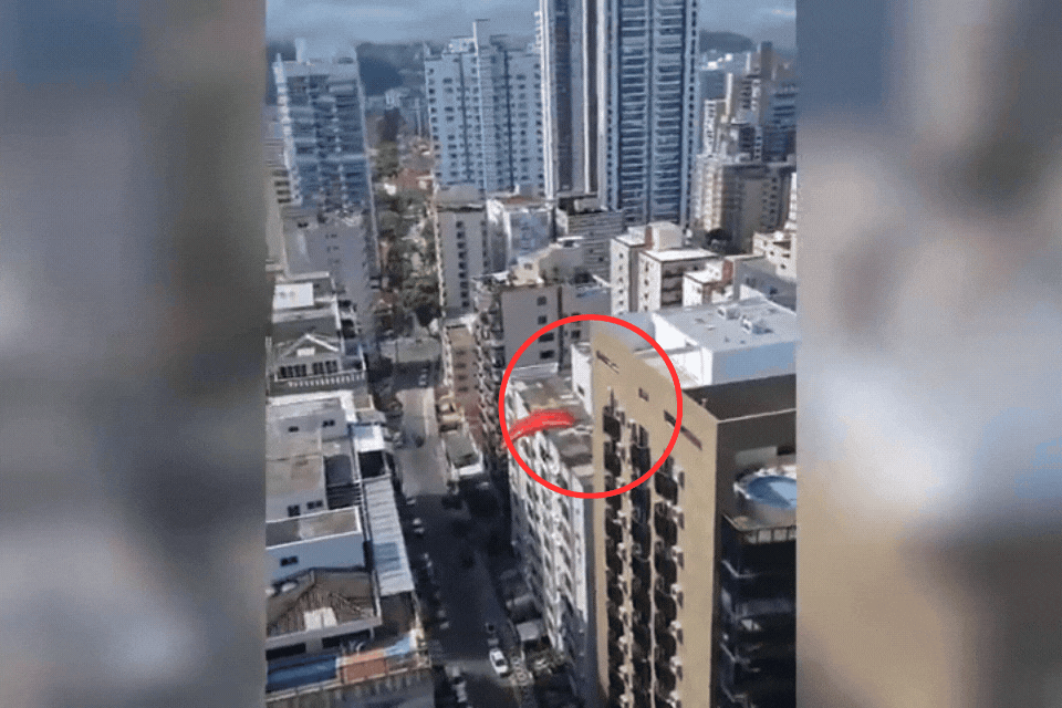 Mulher presa na janela de prédio após perder controle de parapente pode ser responsabilizada por danos; entenda