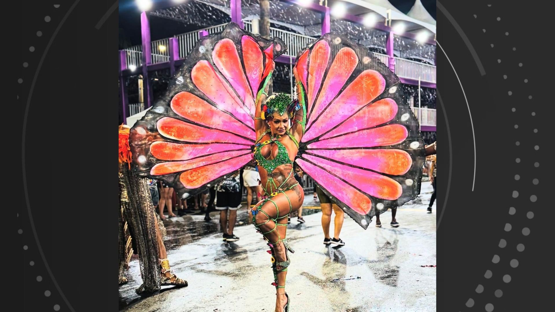 Musa que infartou e morreu após desfile sentiu dor no peito um mês antes e associou a ansiedade, diz marido