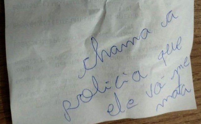 Mulher entrega bilhete com pedido de socorro em mercado e homem é preso por suspeita de agressão no Paraná