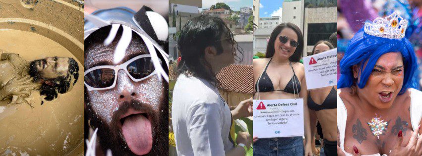 Banho de lama, Michael Jackson e ‘sem anistia’: veja como foi a segunda-feira de Carnaval em BH