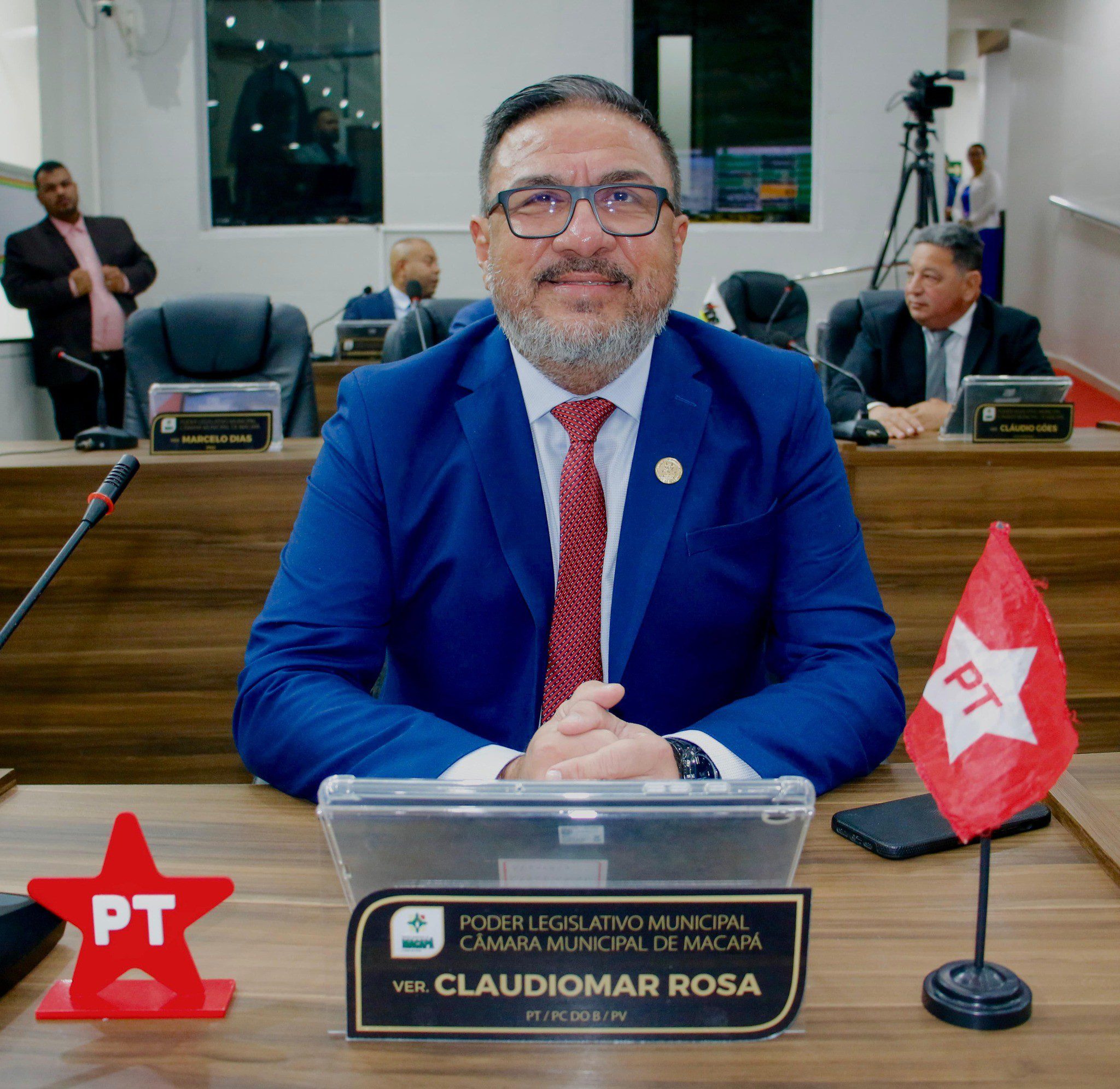 Vereador Claudiomar Rosa (PT-AP) apresenta melhoras em tratamento após AVC, diz família