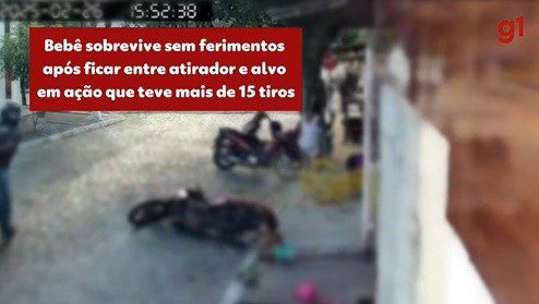 Bebê fica no meio de ataque com mais de 15 tiros e sobrevive sem ferimentos; VÍDEO