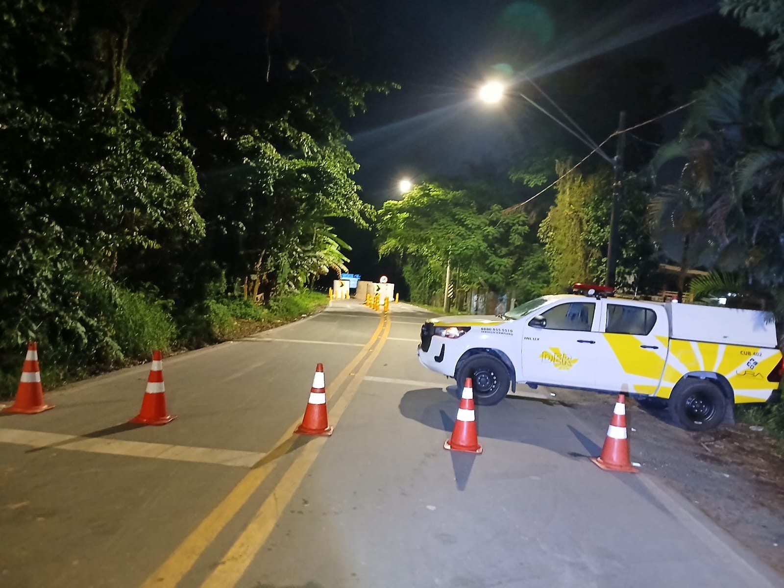 DER interdita ponte entre Santos e Cubatão, SP, por risco estrutural