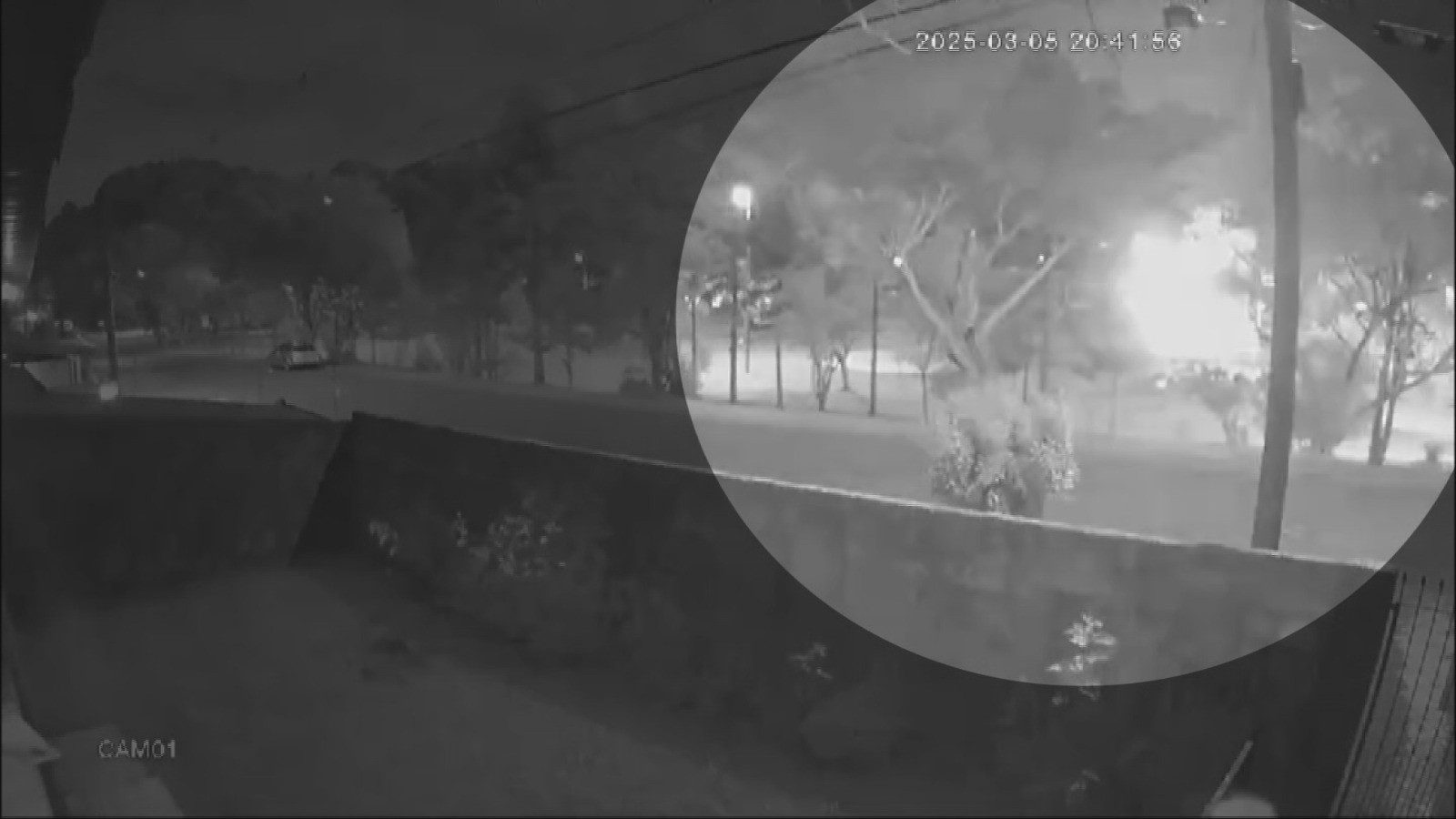 Vídeo mostra explosão de botijão de gás que deixou pai e filho feridos em Curitiba