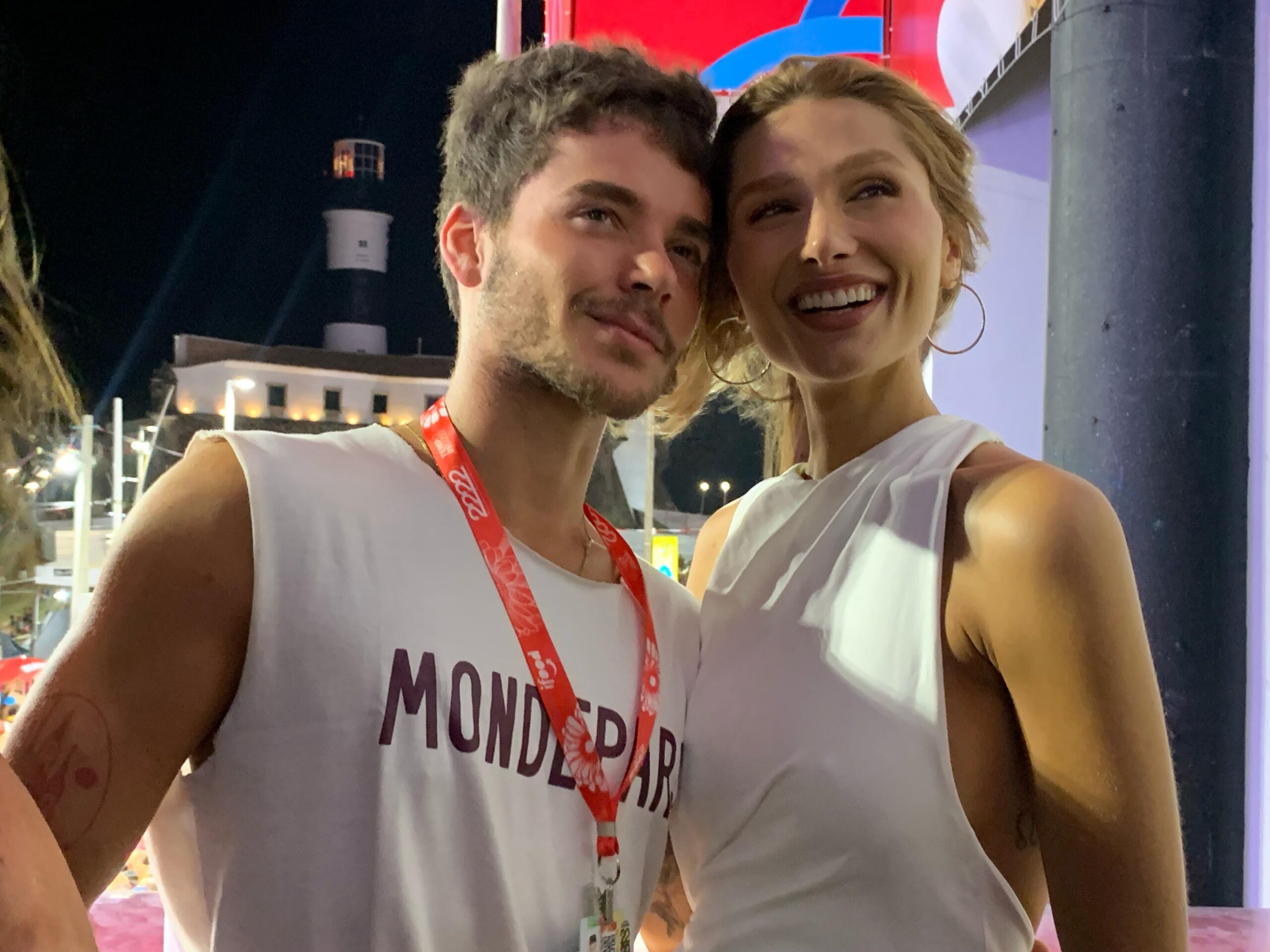 Sasha Meneghel e João Lucas curtem o quarto dia do carnaval de Salvador