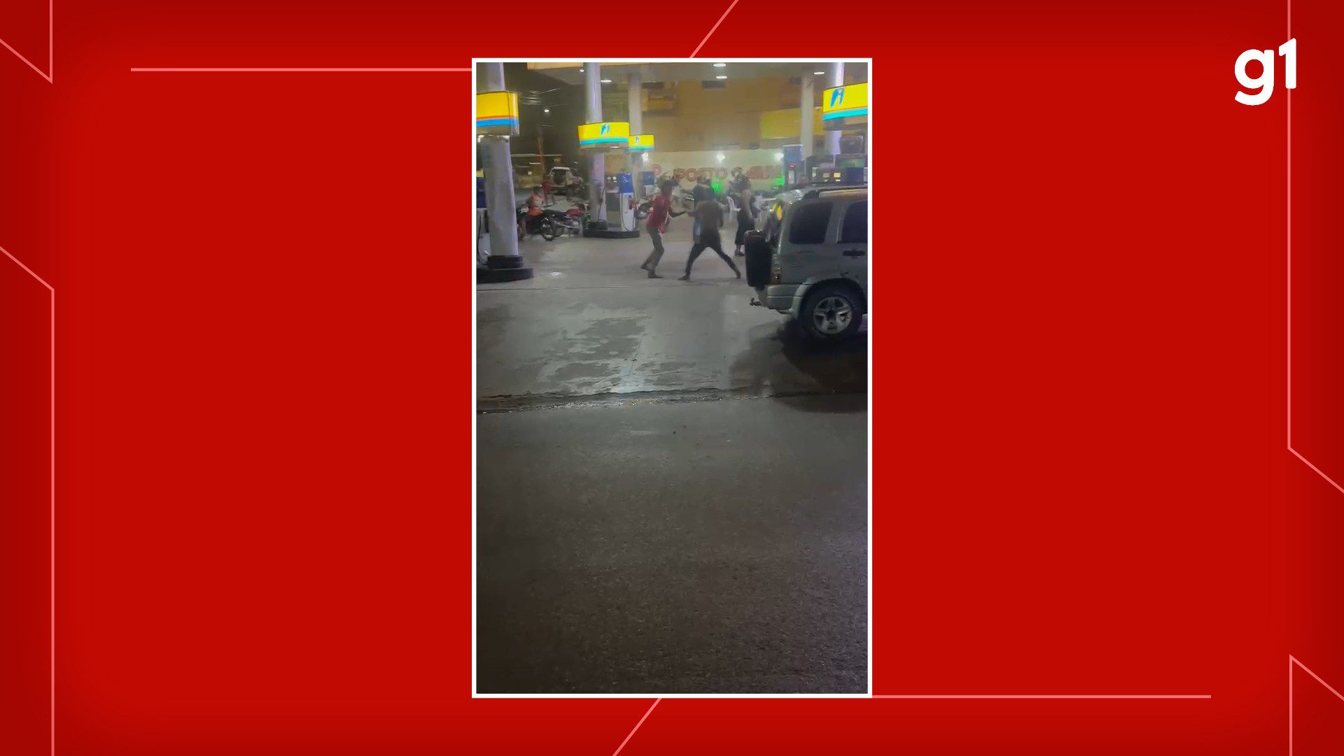 Vídeo mostra pancadaria e confusão generalizada em posto de combustível em Monte Alegre