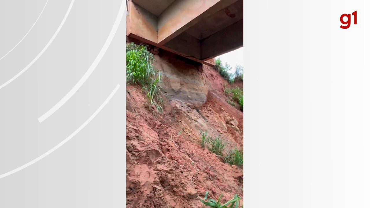 Ponte interditada na TO-335 passará por reconstrução de aterro e troca de vigas; vídeo mostra erosão