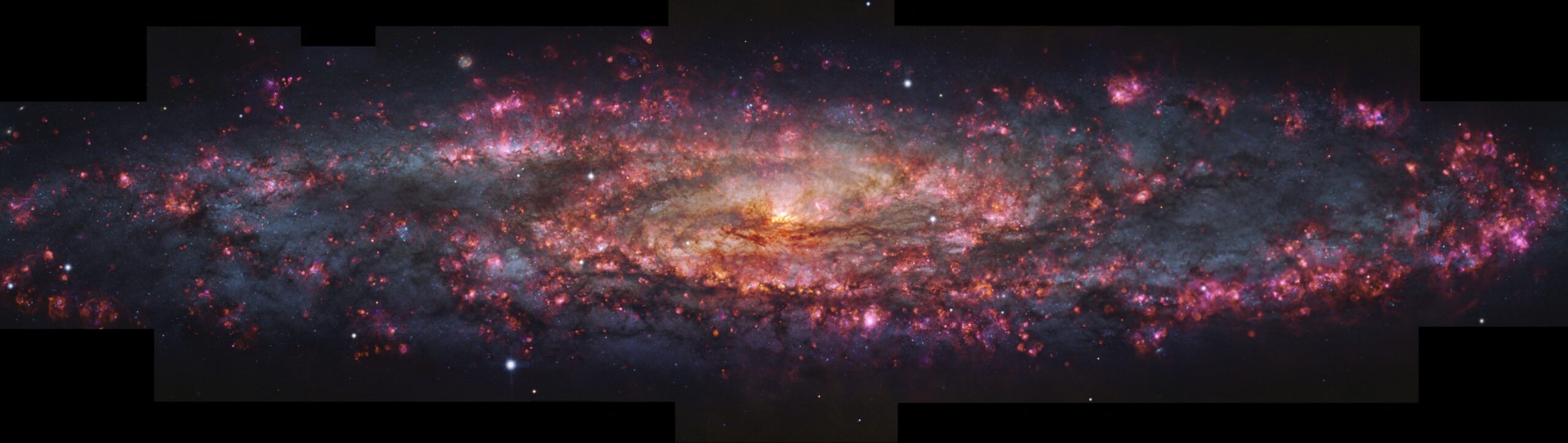 Galáxia a 11 mi de anos-luz é mapeada em detalhe por astrônomos do Observatório Europeu do Sul