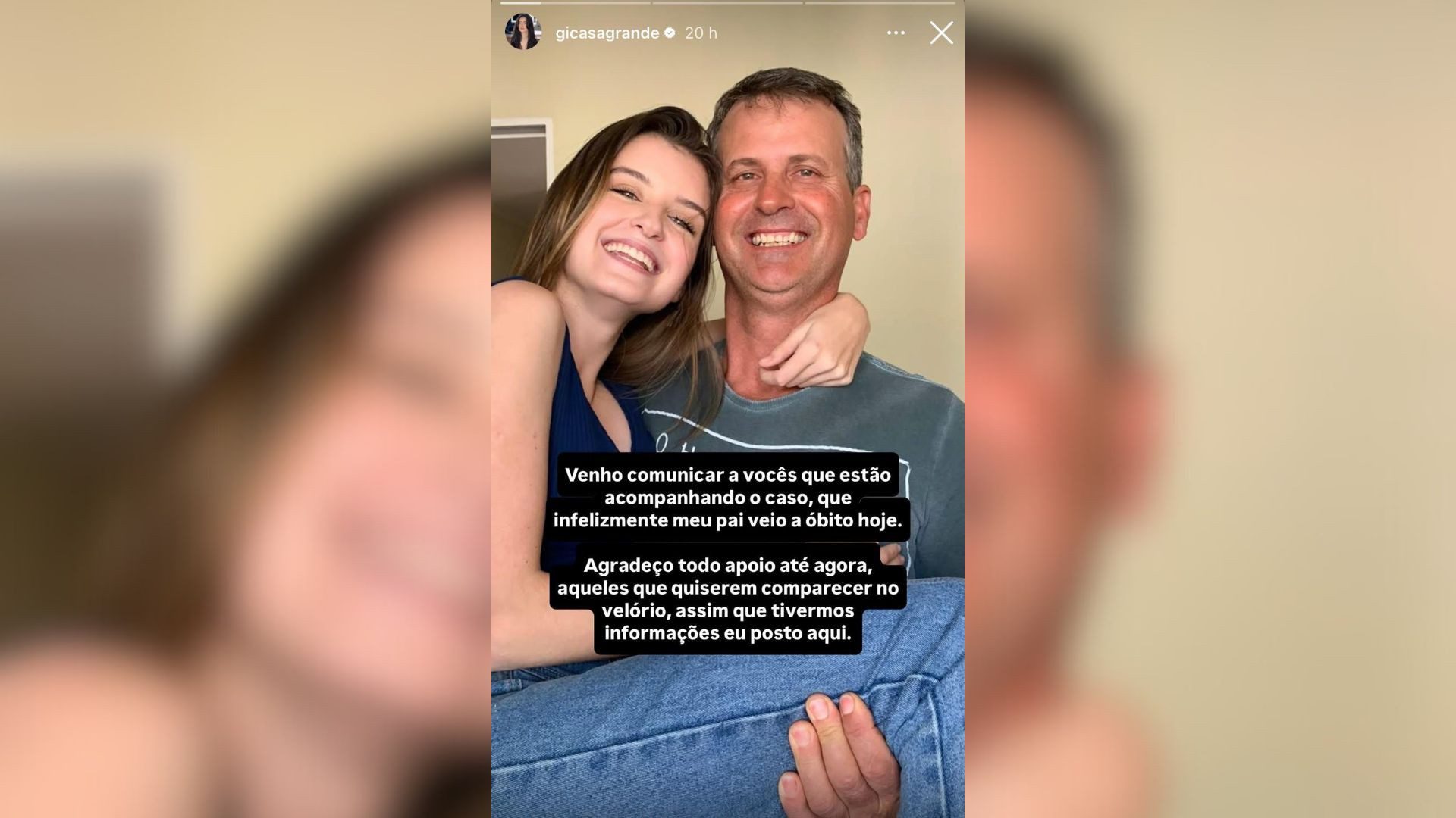 Pai de jovem que denunciou crime nas redes sociais é enterrado em Marília: ‘Obrigada por tudo’, diz filha