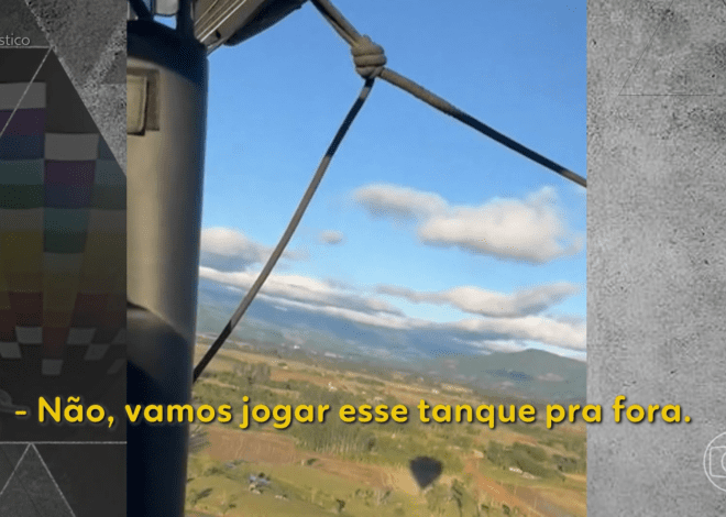 Sobreviventes gravaram início das chamas de dentro do balão que caiu em SC