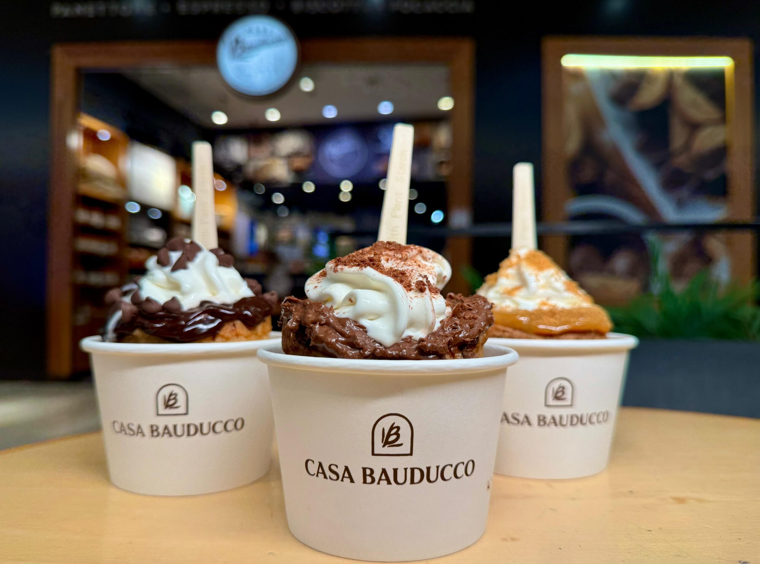 Casa Bauducco lança mini chocotone com sorvete com exclusividade na unidade do Jockey Plaza Shopping em Curitiba