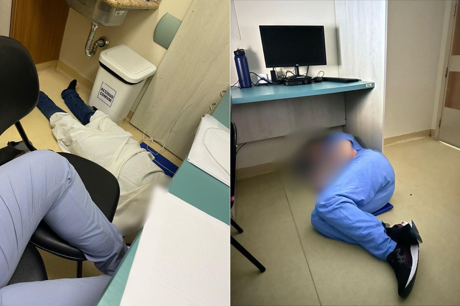 Estudantes de Medicina dormem no chão e denunciam plantões exaustivos e abusivos no internato: ‘condições deploráveis’