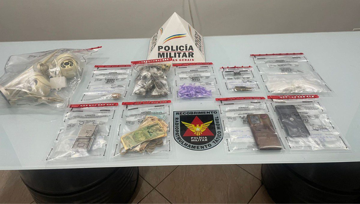 Casal é preso por tráfico após esconder drogas na casa da avó em Mathias Lobato