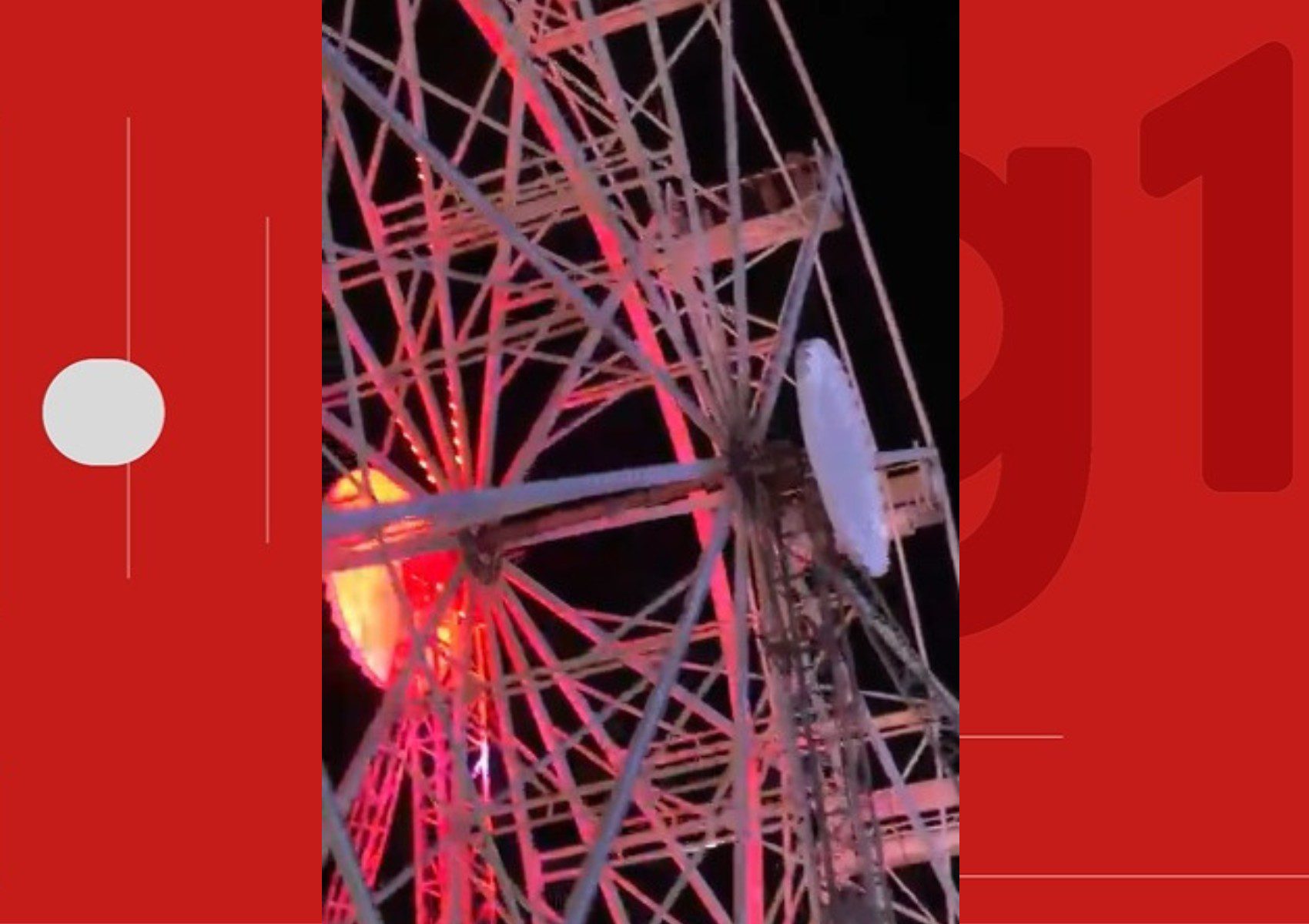 Criança cai de roda gigante em festa de São João na Bahia; VÍDEO