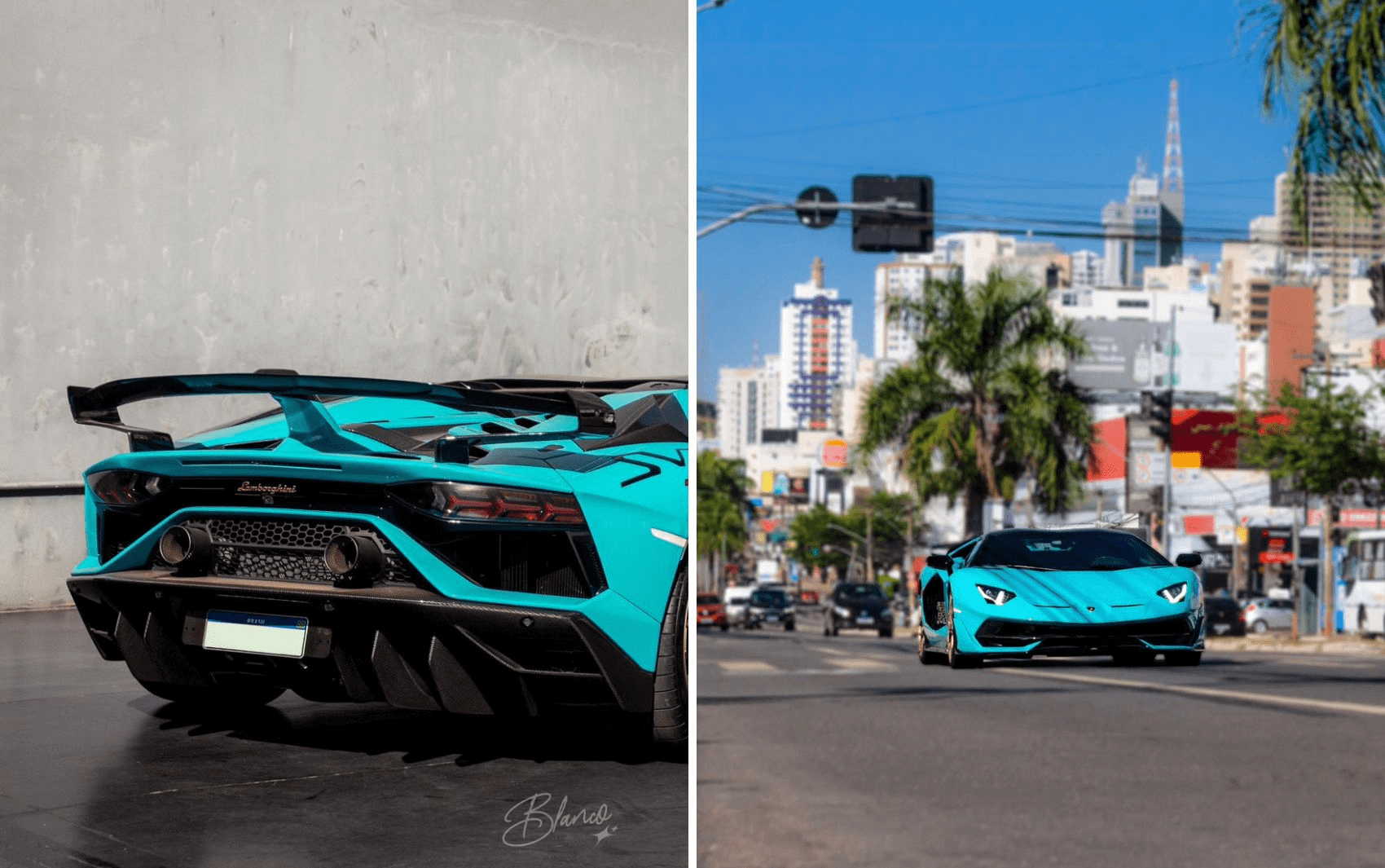 Vídeo de Lamborghini com cor rara em avenida de Goiânia chama atenção na web
