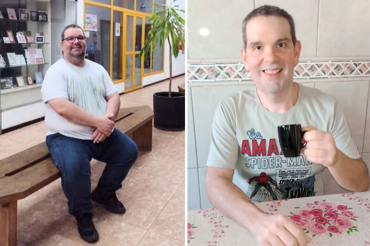 Homem ‘trava’ a coluna, fica sem andar e perde 70 kg sem bariátrica: ‘Difícil, mas possível’