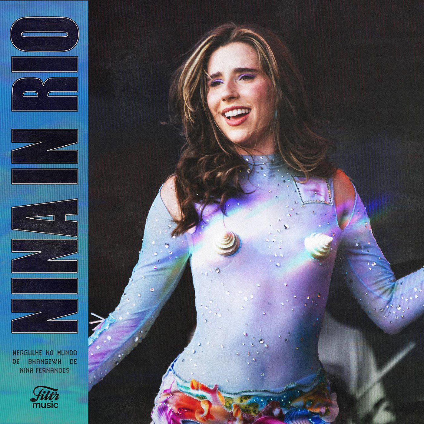 Nina Fernandes rebobina o hyperpop do álbum ‘Bhangzwn’ em disco ao vivo gravado em show no Rock in Rio 2024