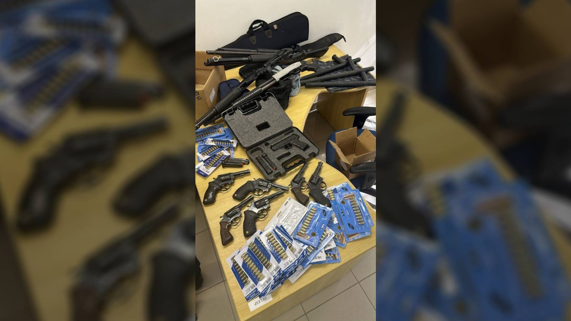 Polícia Federal apreende arsenal de empresa de segurança privada que tinha irregularidades no Paraná