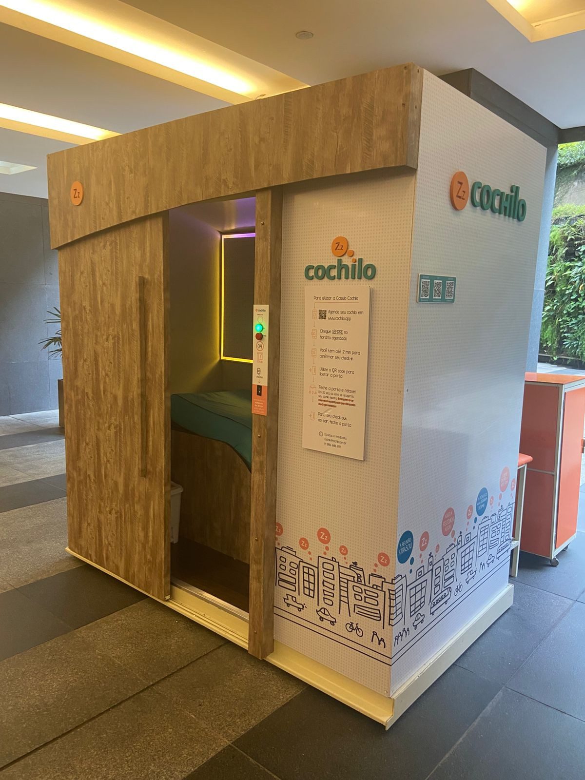 ‘Cochilódromo’: cápsula da soneca dá a chance de dormir por alguns minutos em meio ao caos de SP