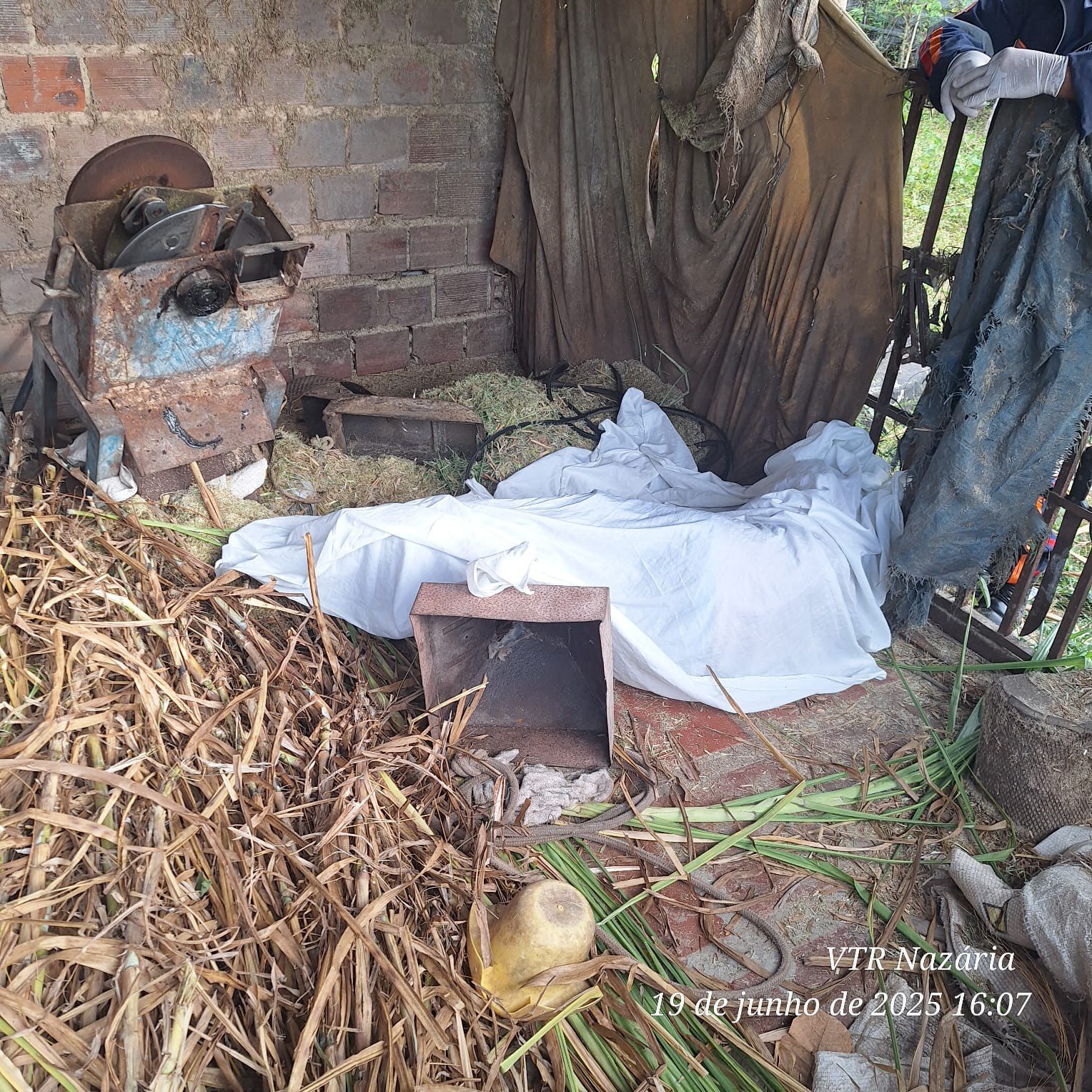 Trabalhador rural de 44 anos morre após ser atingido por peça de triturador que se soltou, no Piauí